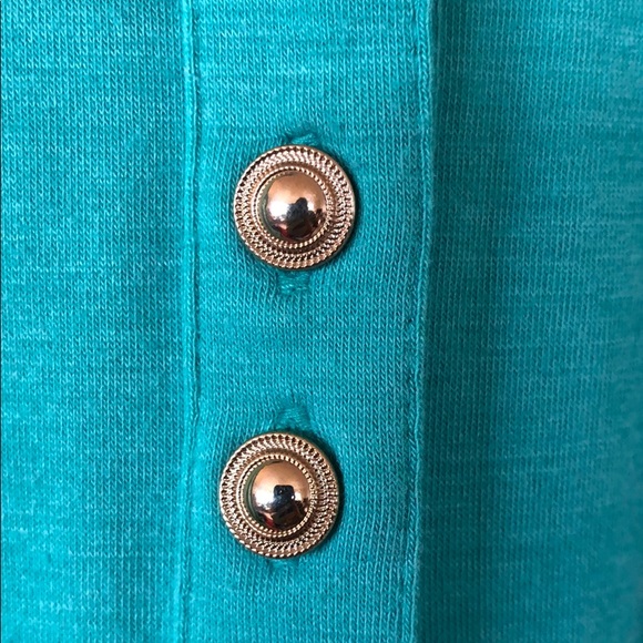 Stretchy knit jersey button down - Picture 2 of 6